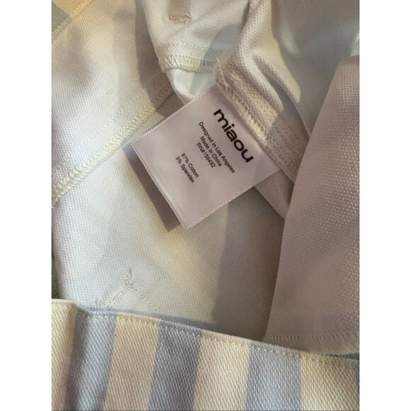 Miaou striped 5 pocket fargo pants size M - Picture 9 of 12